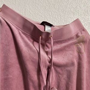 Juicy Couture Vintage Barbie Pink TrackSuit Flare Pants/Bottoms